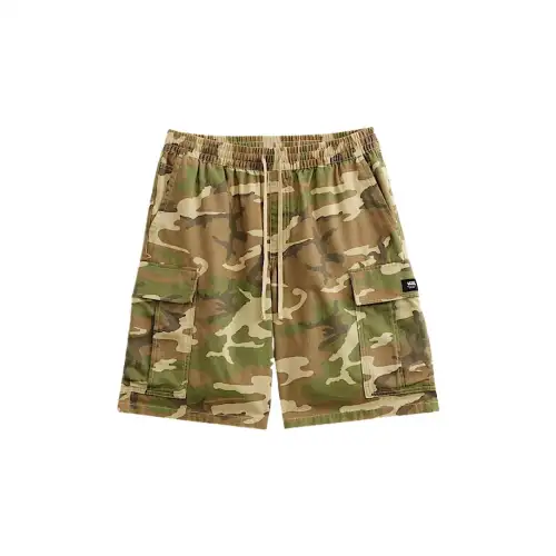 Vans Range Cargo Casual Shorts Unisex Vintage Camouflage Brown