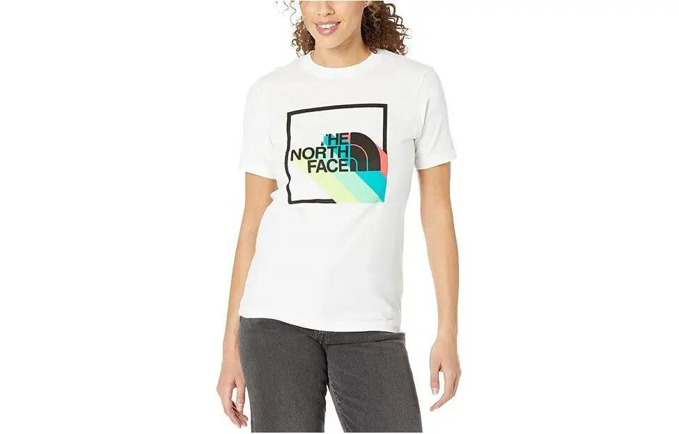 THE NORTH FACE T-Shirts Women's White Crew Neck Moderate Other