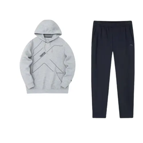 ANTA Sweatshirt Sets Men's Hooded Moderate