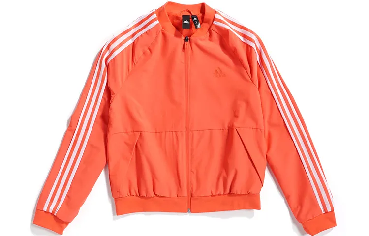 Adidas Jackets Women's Baseball Collar Moderate Straight Fit