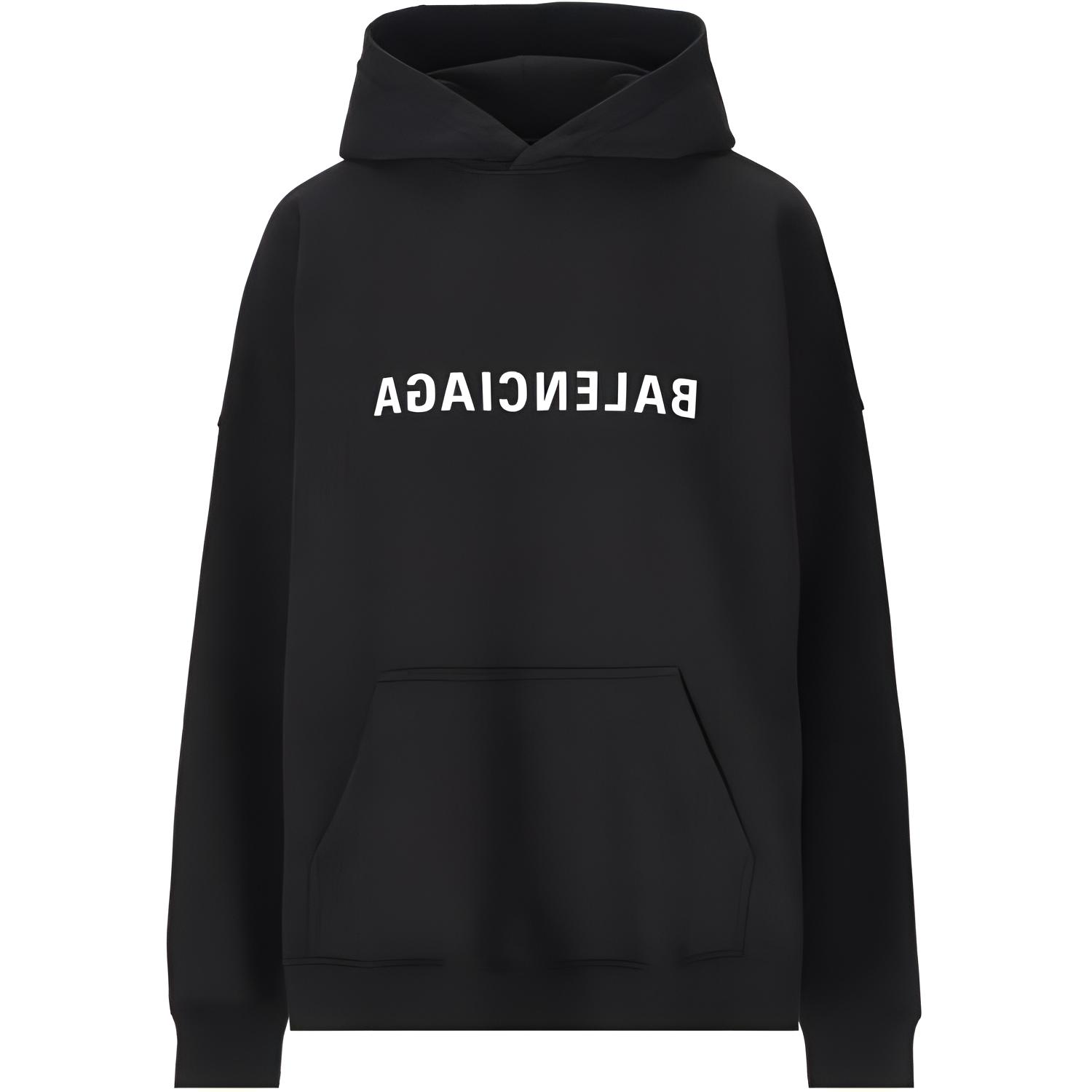 Женское худи Balenciaga Balenciaga FW23 Logo (черный)