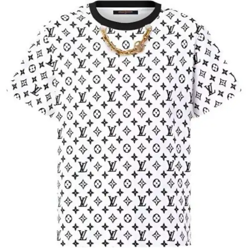 LOUIS VUITTON Drop Shoulder Sleeve T Shirt Women's White