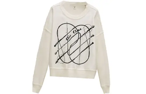HERMES Sweatshirt Women's White