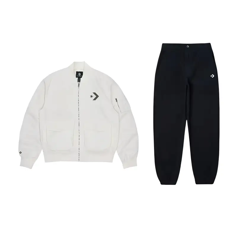 Converse Sweatshirt Sets Unisex Stand Collar Thickened