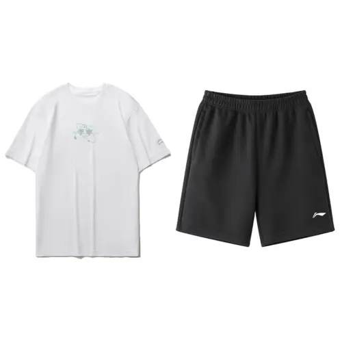 Li Ning Casual Sportswear Men's Crew Neck Moderate
