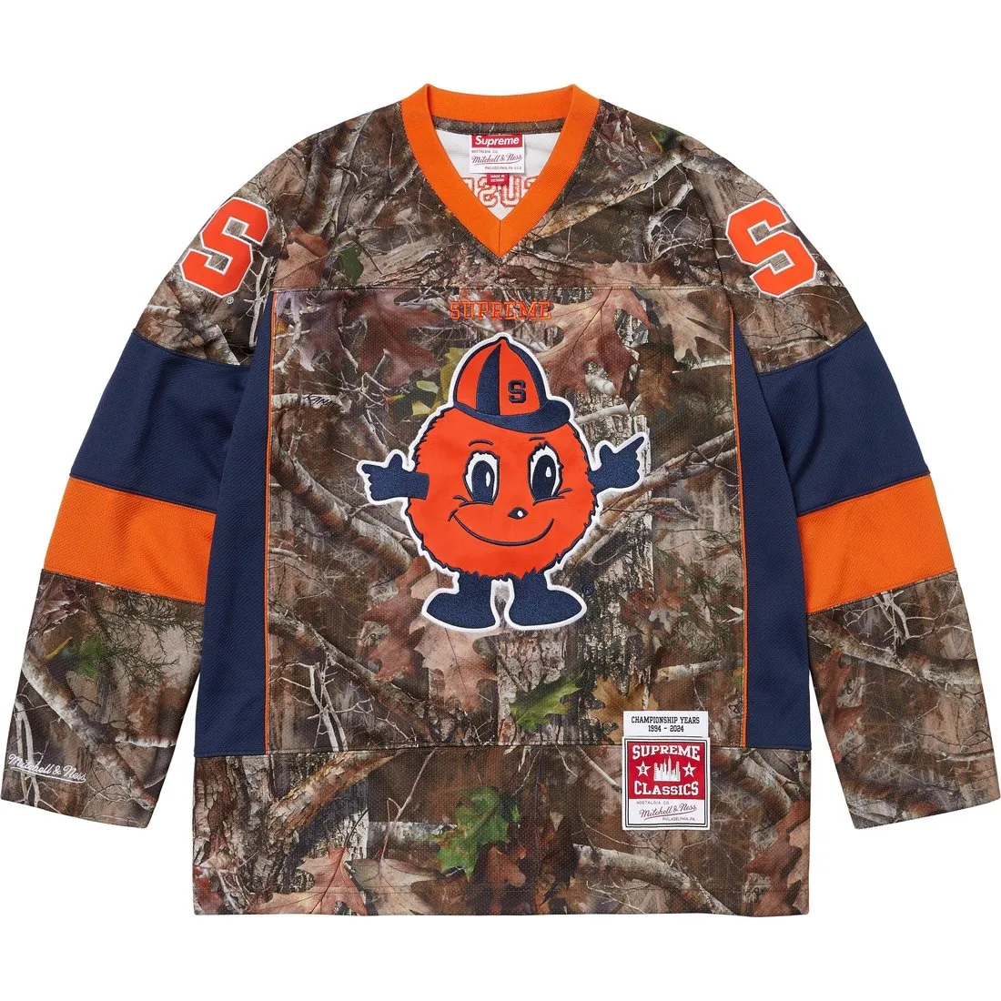 Supreme Mitchell & Ness® Ncaa "Syracuse" hockey jersey