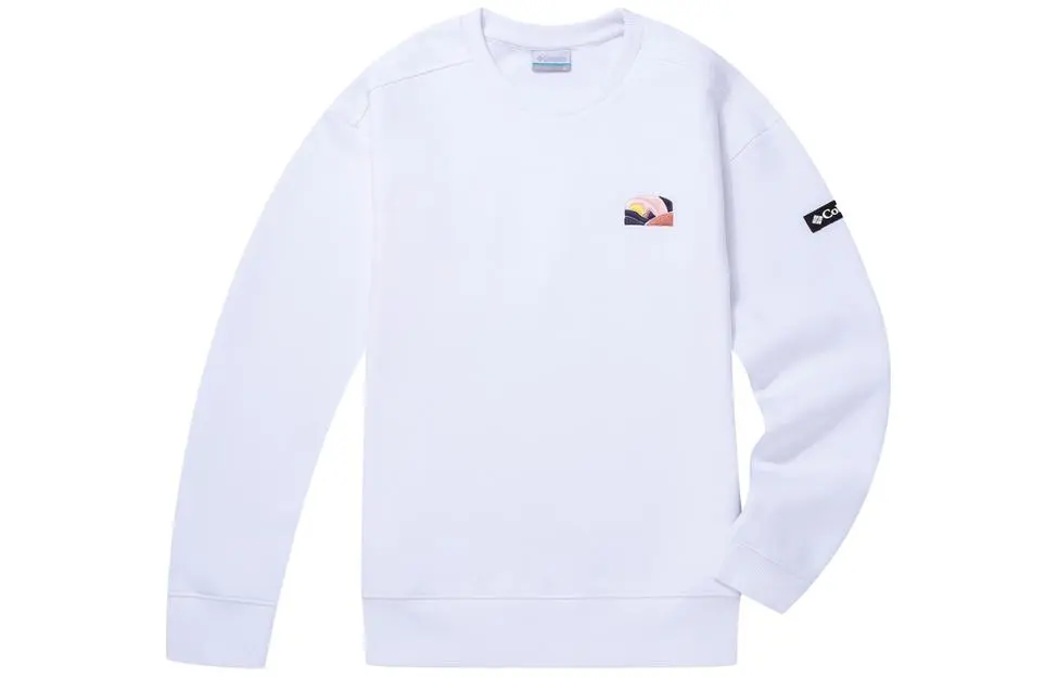 Columbia Sweatshirts Women's White Crew Neck Moderate Regular