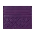 Bottega Veneta Fashion Sheepskin Card Holder Women's Purple