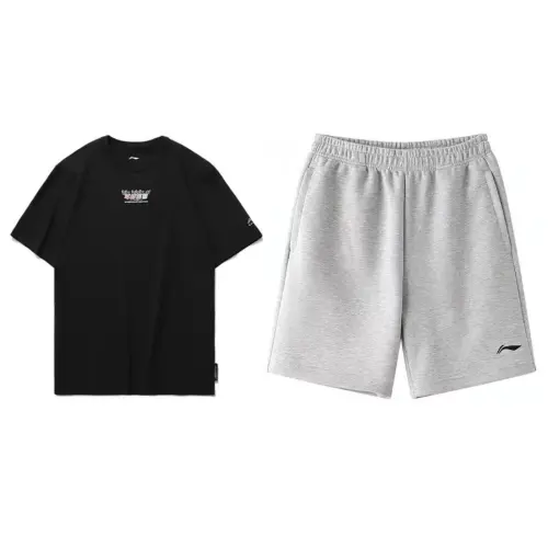 Li Ning Casual Sportswear Men's Crew Neck Moderate
