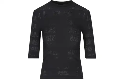 Balenciaga Perforated logo T shirt