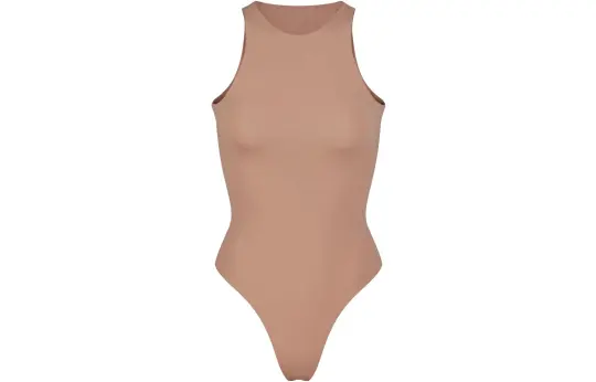 Skims Bodysuits Women's Ochre Turtleneck