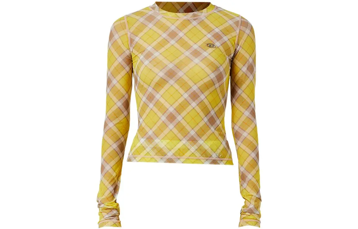 DIESEL Knitwear Women's Yellow Crew Neck Moderate Other