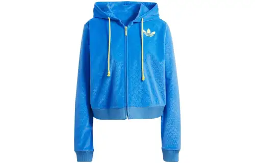 Adidas Originals Adicolor Heritage Now Velour Zip Hoodie