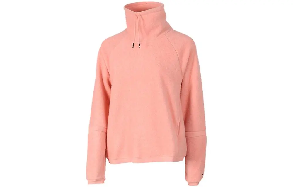 Nike Sweatshirts Women's Pink Turtleneck Moderate Regular
