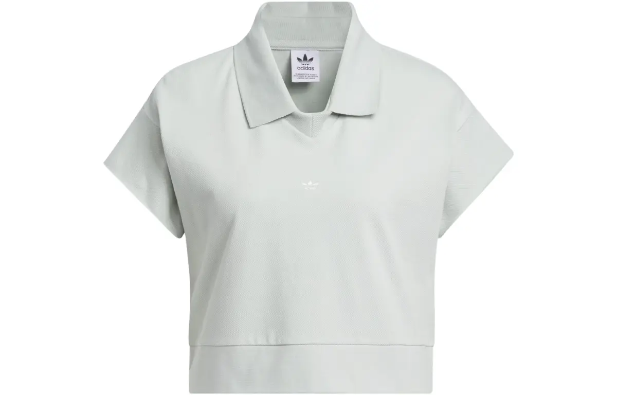 Adidas Originals Polo Shirt Women's Silver Gray