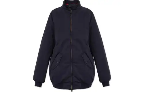 Balenciaga Jackets & Coats, Regular Fit Women's Marine Blue