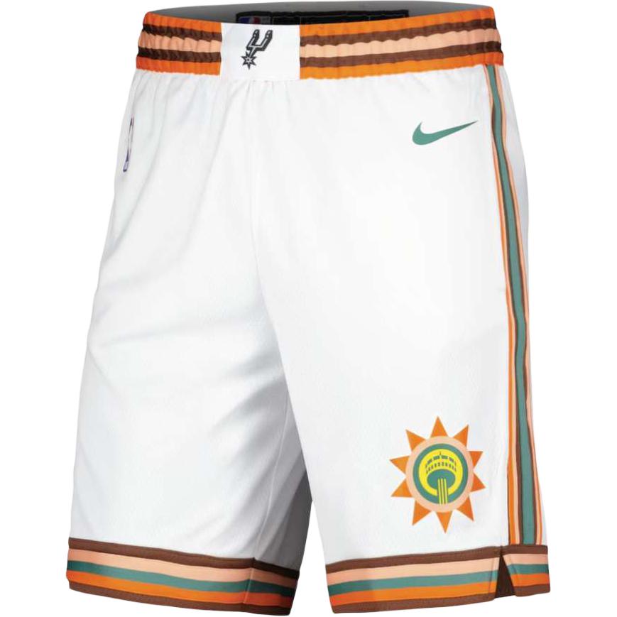 Nike San Antonio Spurs Basketball Shorts Unisex White