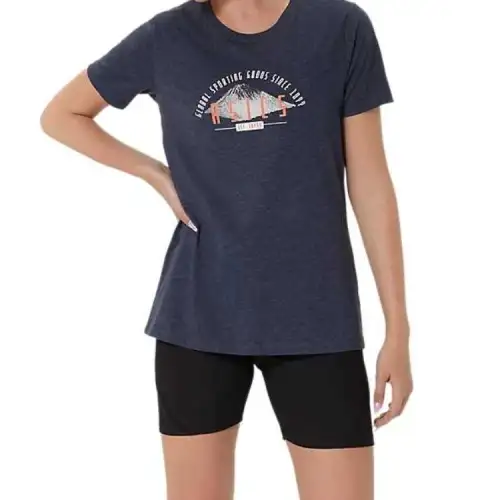 Asics Regular T Shirt Women's Blue