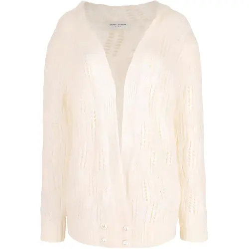 SAINT LAURENT FW22 Knitwear Women's Beige