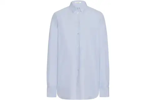 THE ROW Shirts Women's Sky Blue Square Collar Moderate Other