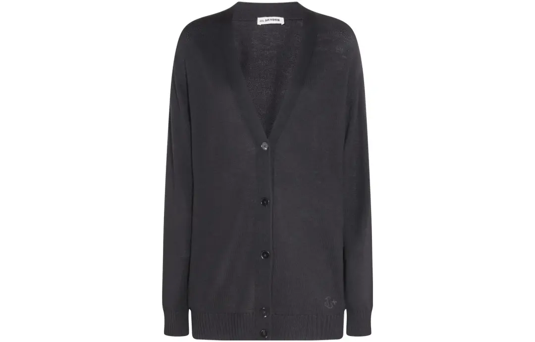 Jil Sander V-neck fine-knit cardigan