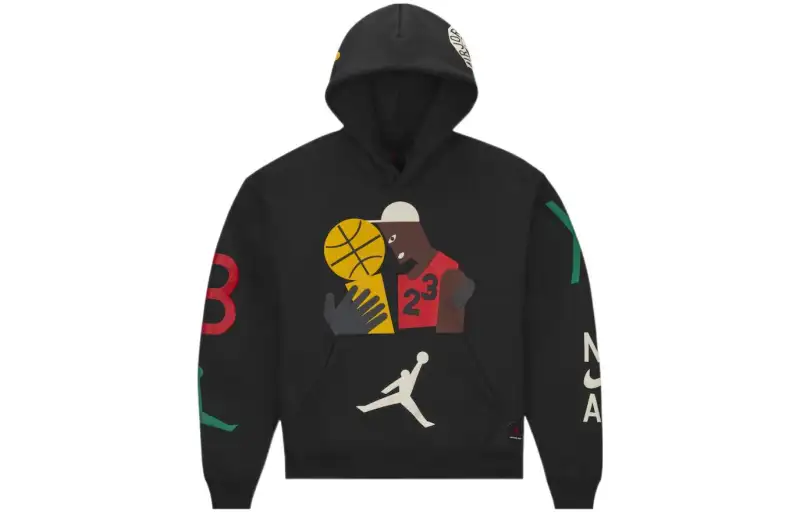 Jordan Nina Chanel Sweatshirt Fall Women's Black