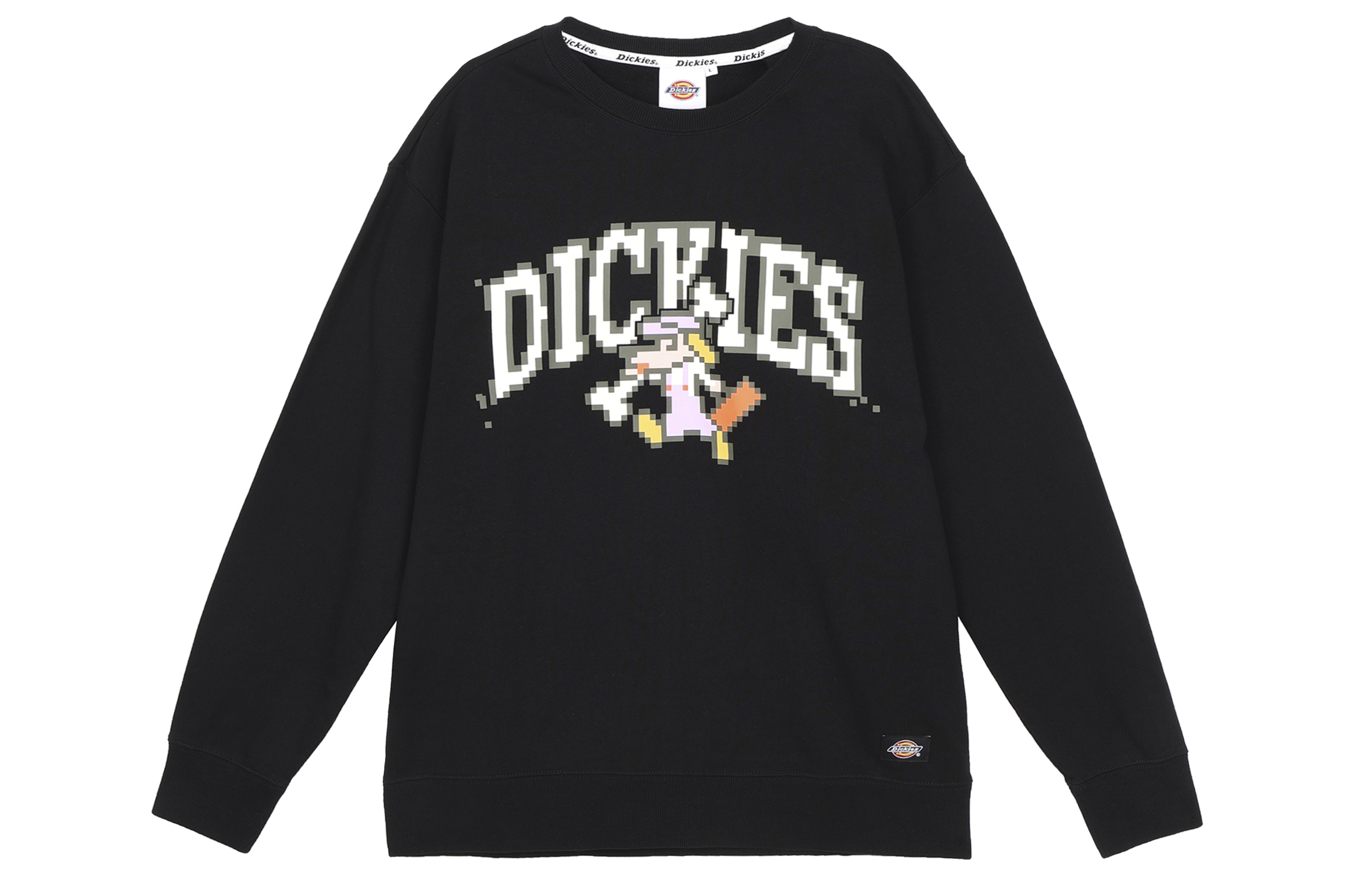 Женское худи Dickies SS23 Cartoon (черное)