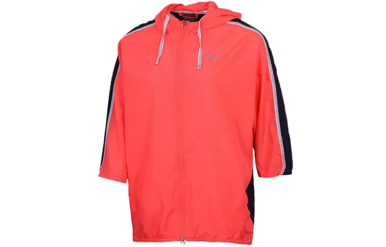 PUMA Sports Hooded Jacket Women's Pink Blue