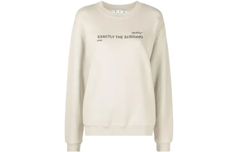 OFF-WHITE slogan-print sweatshirt