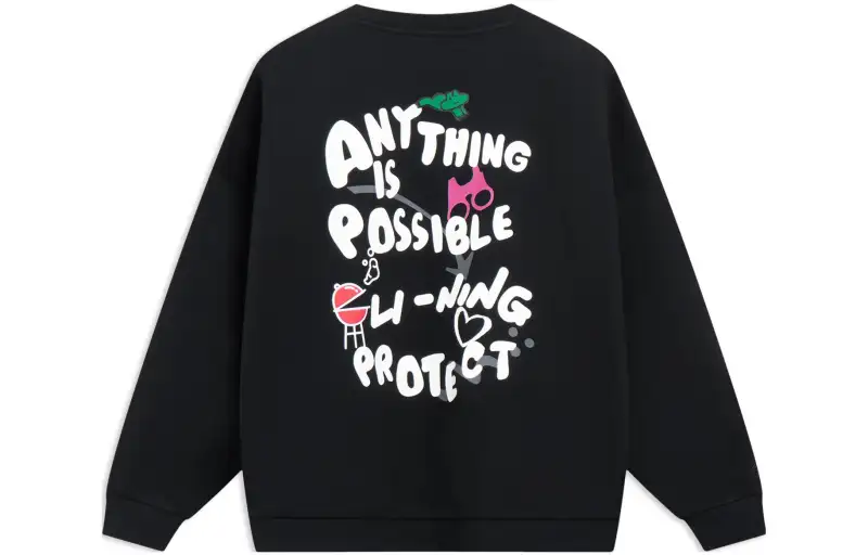 Li Ning Sweatshirt Women's Black