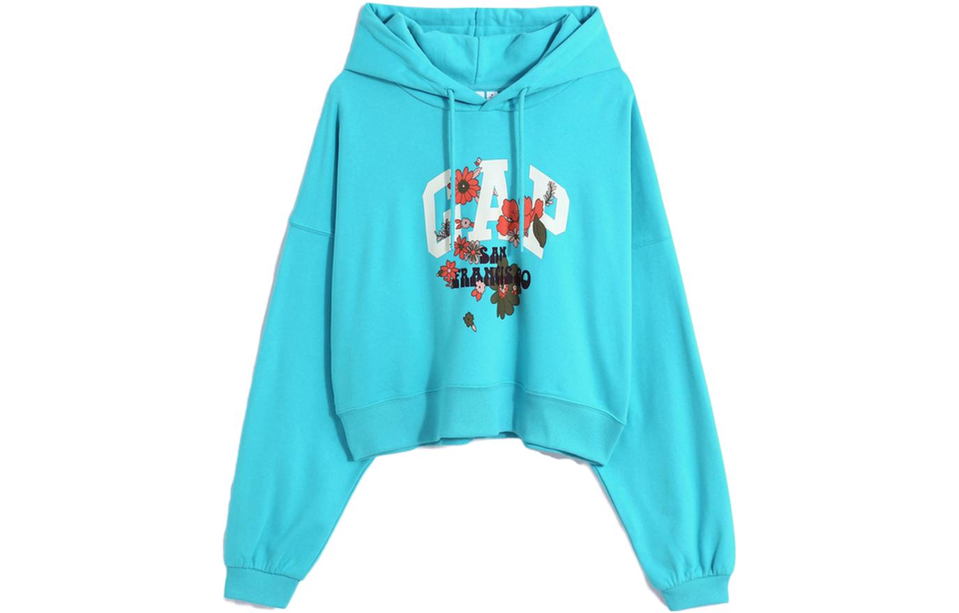 Женское худи GAP GAP LOGO (голубой)