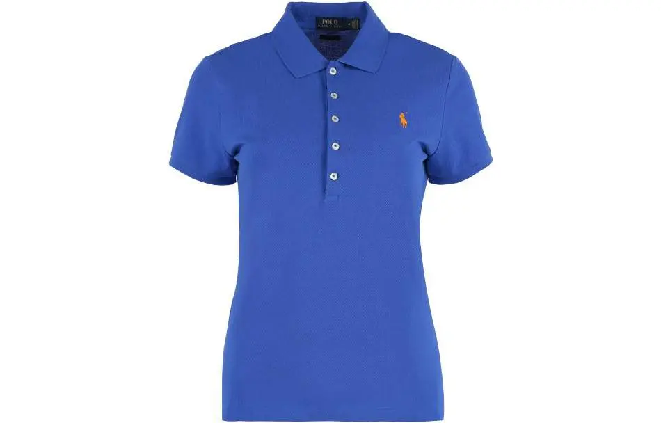 Polo Ralph Lauren SS23 Polo Shirt Slim Fit Women's Blue