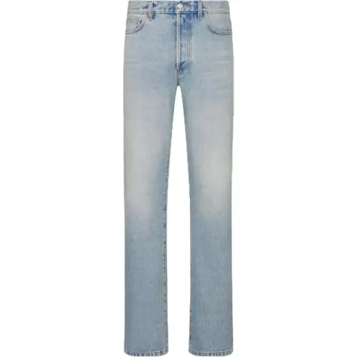 DIOR Homme Logo Patch Straight Leg Jeans