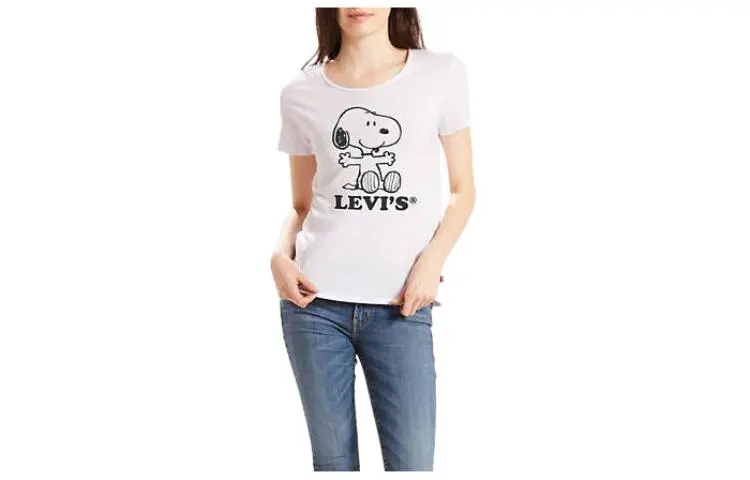 Levi's Regular T Shirt Women's White