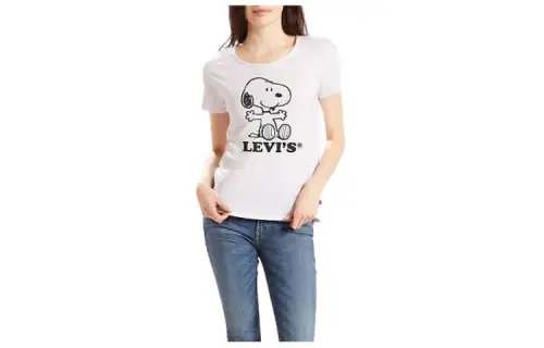 Levis Regular T Shirt Women's White