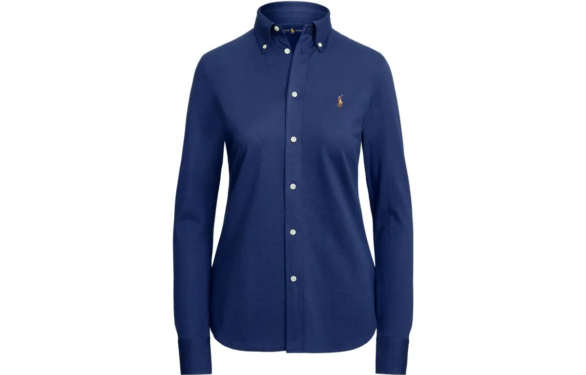 Polo Ralph Lauren FW23 Shirt Classic Version Women's Marine Blue