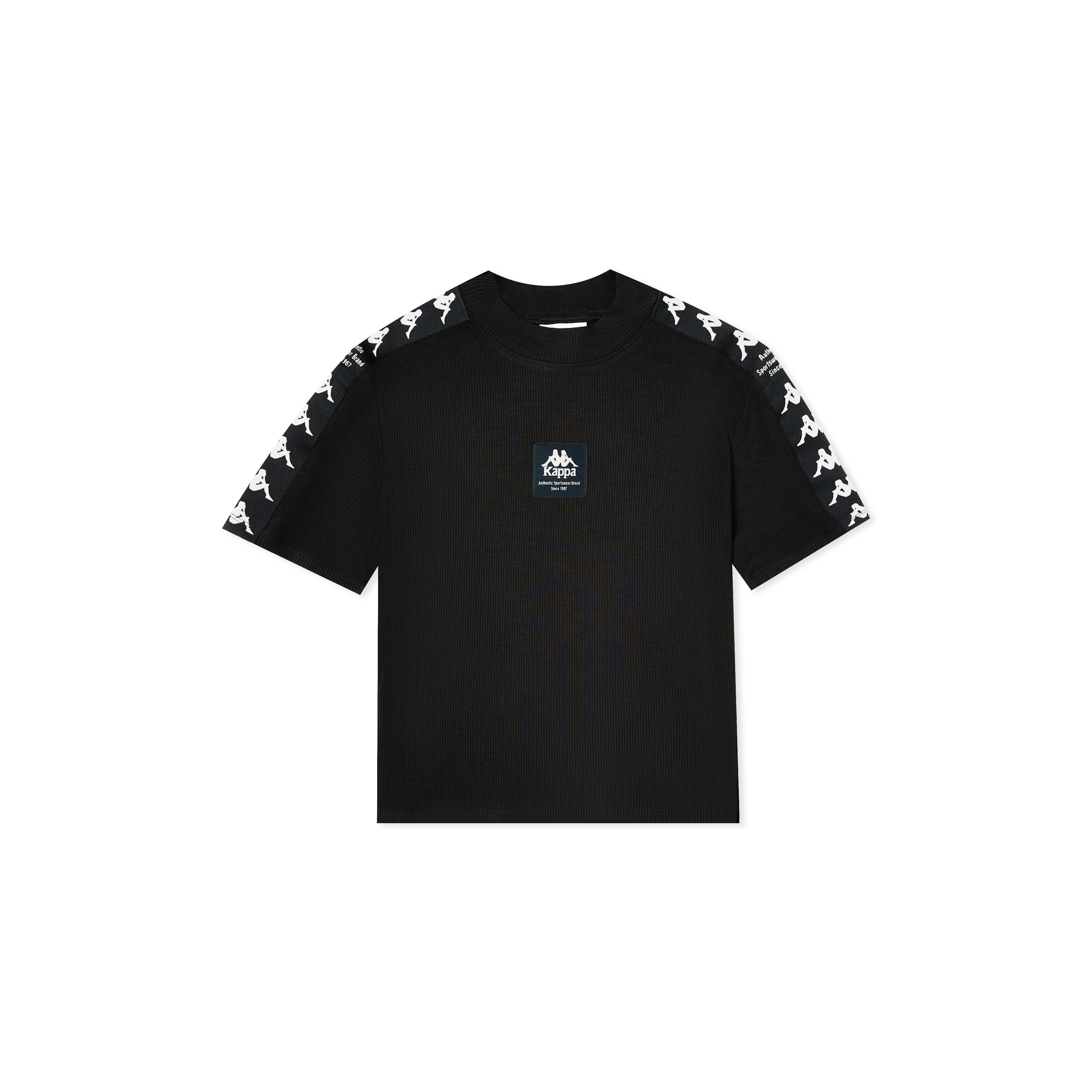 Женская футболка Kappa (черная)