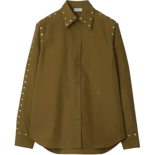 Burberry studded cotton shirt