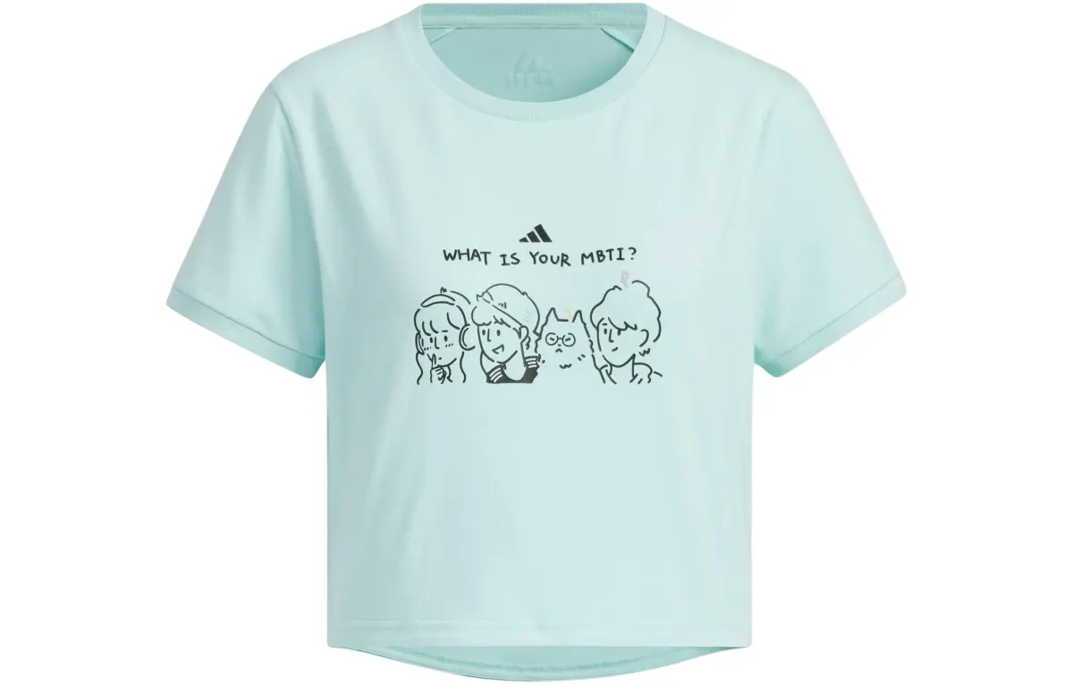 Adidas T Shirt Women's Light Cyan
