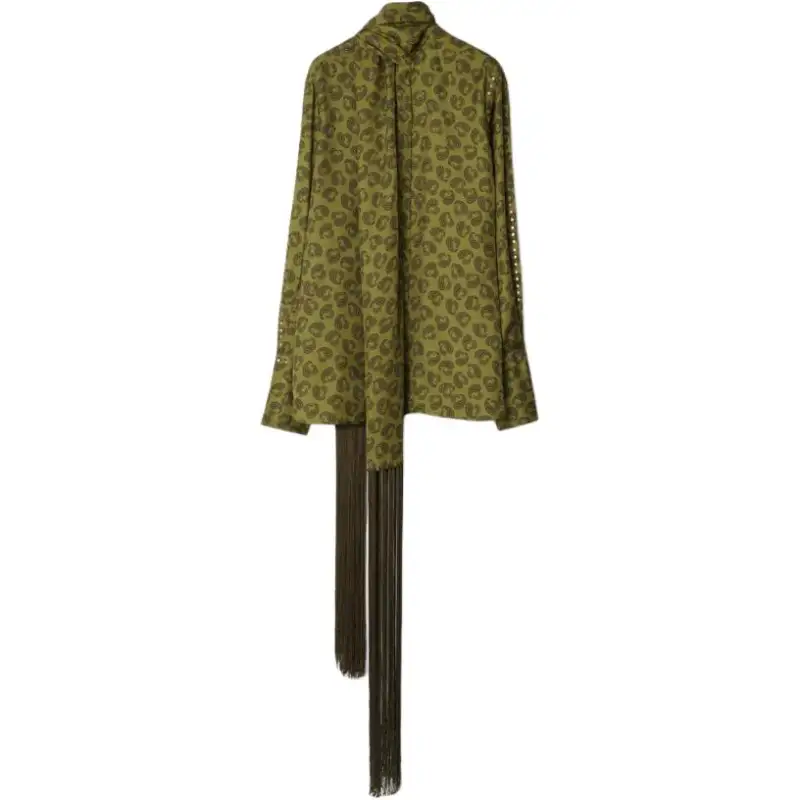 Burberry Shirts Women's Green Moderate