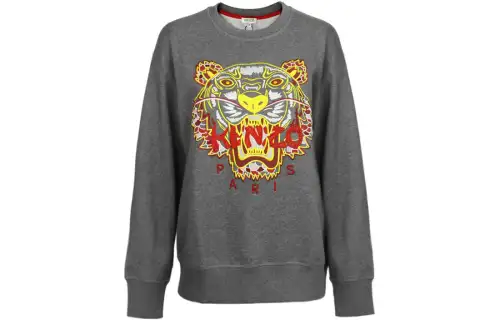 KENZO Sweatshirts Women's Gray Crew Neck Moderate