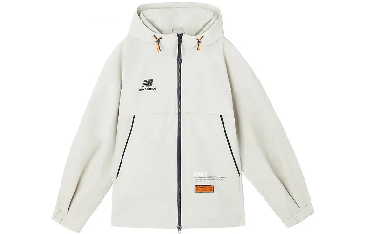 New Balance Jackets Women's White Hooded Moderate Other