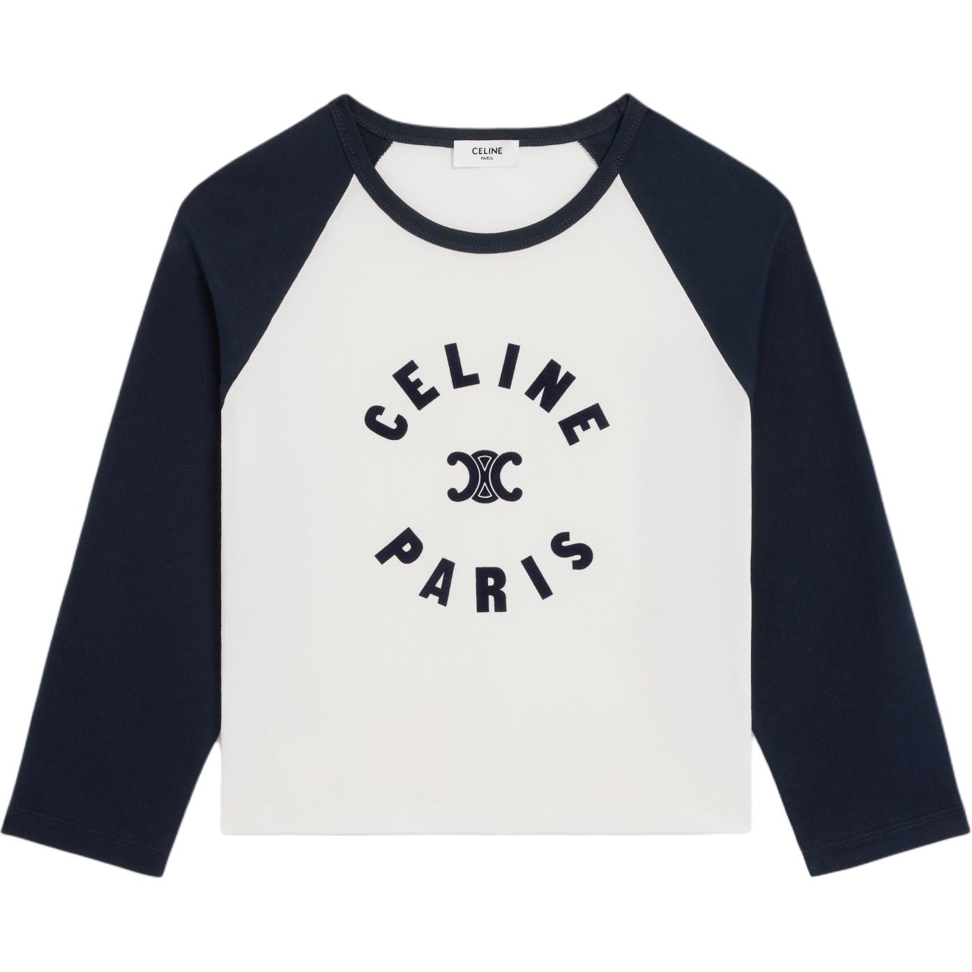 Женская футболка CELINE FW24 (молочная)