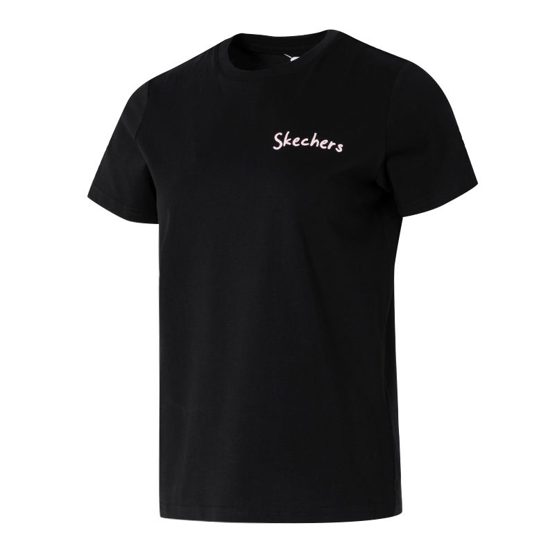 Женская футболка Skechers Skechers T (серо-черная)