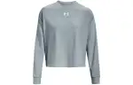 Under Armour Sweatshirts Women's Blue Crew Neck Moderate Regular