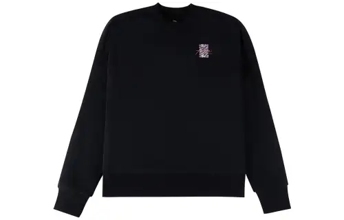 ANTA Sweatshirts Women's Black Crew Neck Thickened Regular