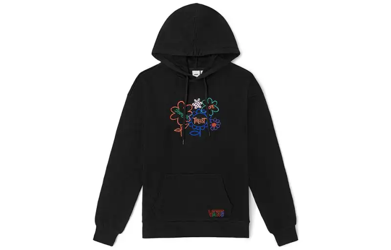 Vans Sweatshirts Women's Black Hooded Moderate Regular