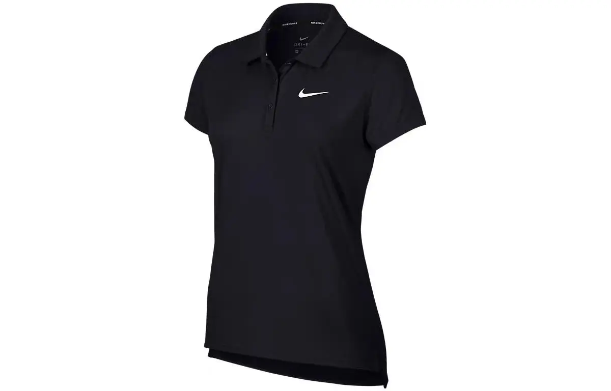 Nike Polo Shirts Women's Black Moderate