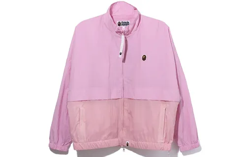 A BATHING APE Head Series Jackets Women's Stand Collar Moderate
