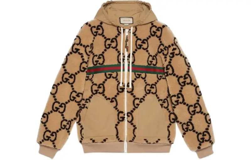 【Previous Season】Maxi GG-pattern fleece jacket